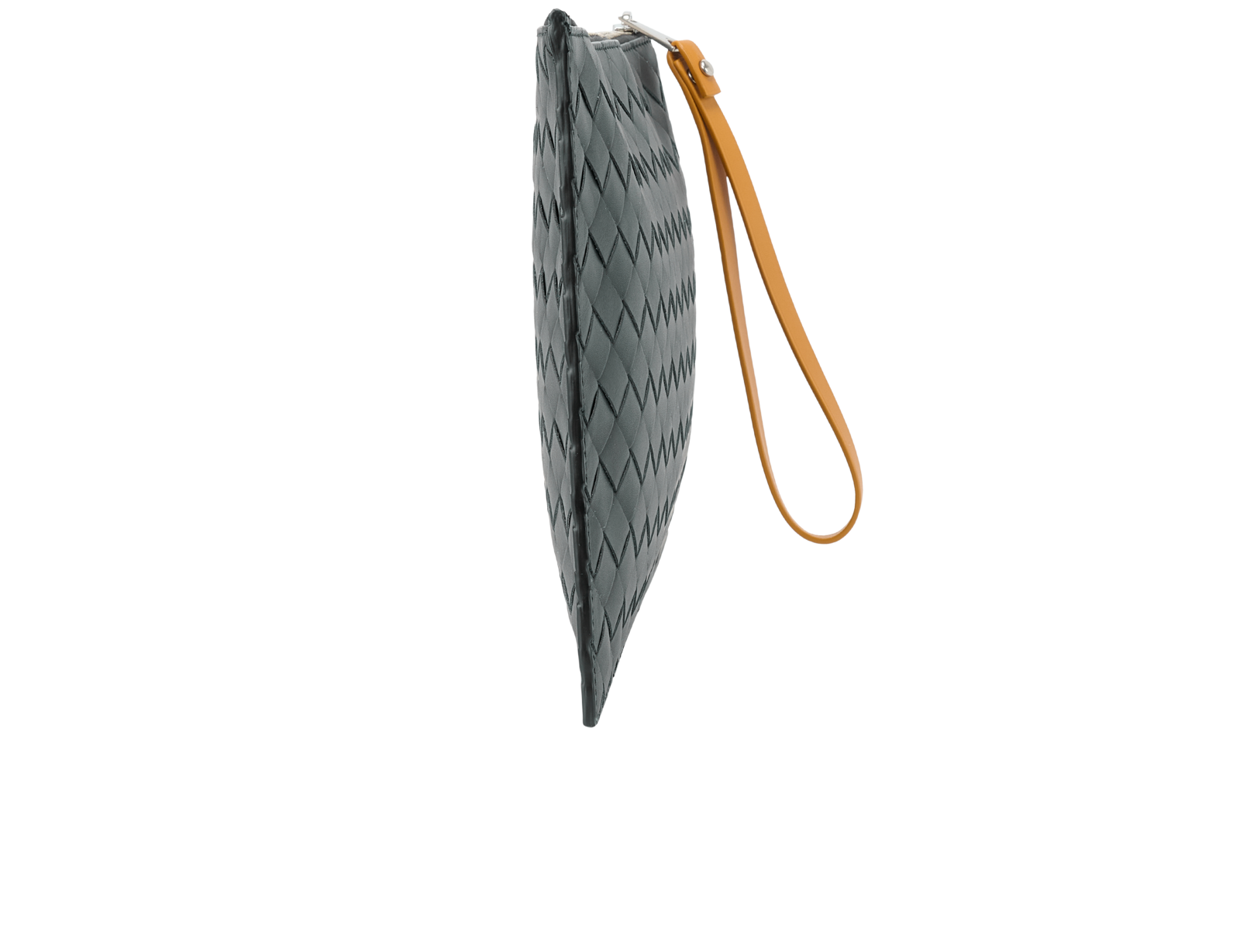 Bottega Veneta Pouch, &pound;250, Accessories, Navy, Leather, Side view